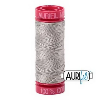 Aurifil Mako 12wt 55yd Light Grey