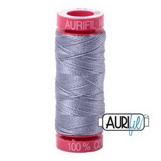 Aurifil Mako 12wt 55yd Swallow