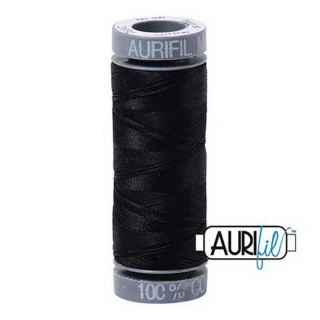 Aurifil Mako Cotton 28wt 110 yds BLACK