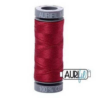 Aurifil Mako Cotton 28wt 110 yds BURGUNDY