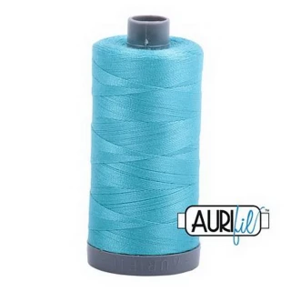 Cotton Mako Thread 28wt 820yd 6ct BRIGHT TURQUOISE