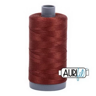 Cotton Mako Thread 28wt 820yd 6ct COPPER BROWN