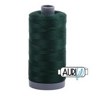 Cotton Mako Thread 28wt 820yd 6ct FOREST GREEN