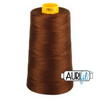 Aurifil 40wt 3-ply Cones 3,280yd Chocolate