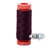 Cotton Mako 50wt 200m 10ct VERY DARK EGGPLANT BOX10