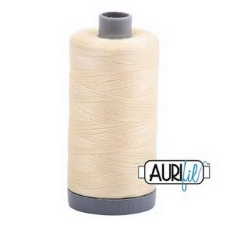 Cotton Mako Thread 28wt 820yd 6ct LIGHT LEMON BOX06