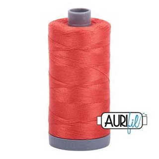 Cotton Mako Thread 28wt 820yd 6ct LIGHT RED ORANGE BOX06