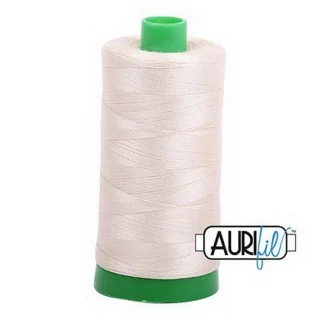 Cotton Mako Thread 40wt 1000m 6ct LIGHT BEIGE BOX06