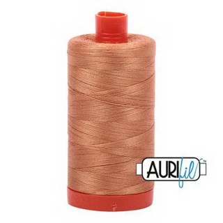 Cotton Mako Thread 50wt 1300m 6ct CARAMEL BOX06