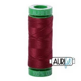 Cotton Mako 40wt 150m 10ct DARK CARMINE RED BOX10