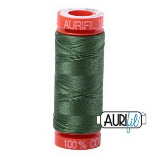 Cotton Mako 50wt 200m 10ct VERY DARK GRASS GREEN BOX10