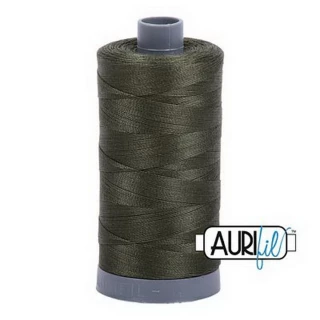 Cotton Mako Thread 28wt 820yd 6ct DARK GREEN BOX06