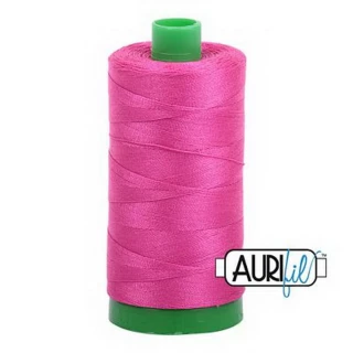 Cotton Mako Thread 40wt 1000m 6ct FUCHSIA BOX06