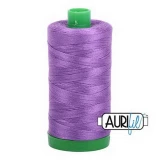 Cotton Mako Thread 40wt 1000m 6ct MEDIUM LAVENDER BOX06