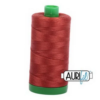 Cotton Mako Thread 40wt 1000m 6ct TERRACOTTA BOX06