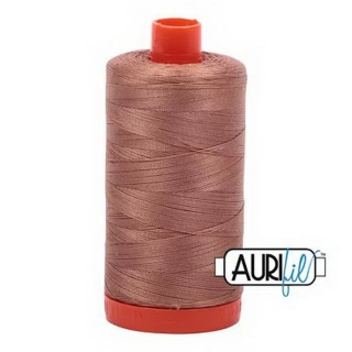 Cotton Mako Thread 50wt 1300m 6ct CAFE AU LAIT BOX06