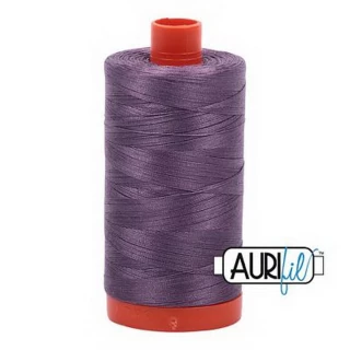 Cotton Mako Thread 50wt 1300m 6ct PLUMTASTIC BOX06