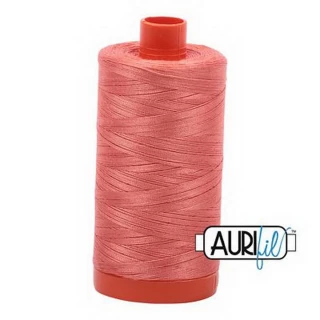 Cotton Mako Thread 50wt 1300m 6ct TANGERINE DREAM BOX06