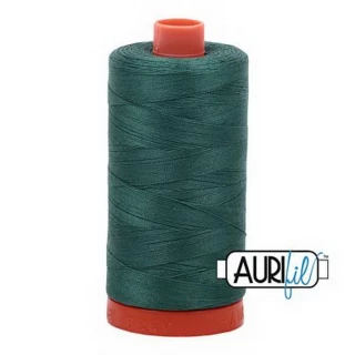 Cotton Mako Thread 50wt 1300m 6ct TURF GREEN BOX06