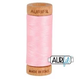 Cotton Mako Thread 80wt 280m BABY PINK