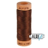 Cotton Mako Thread 80wt 280m CHOCOLATE