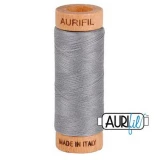 Cotton Mako Thread 80wt 280m GRAY