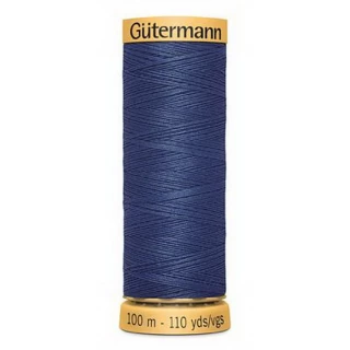 Gutermann Natural Cotton 50wt 100M -Azure (Box of 3)