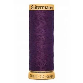 Gutermann Natural Cotton 50wt 100M -Dark Mauve (Box of 3)