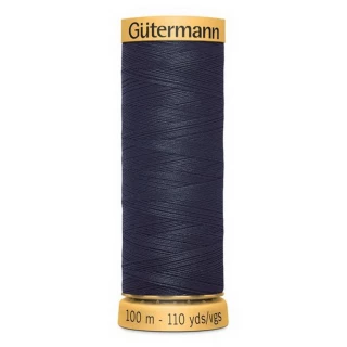 Gutermann Natural Cotton 50wt 100M -Dark Navy (Box of 3)