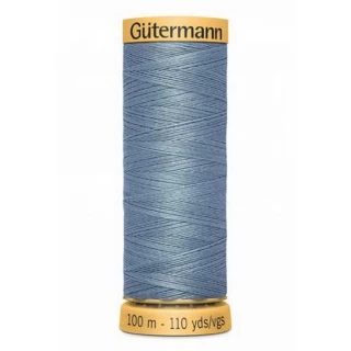 Gutermann Natural Cotton 50wt 100M -Gray Blue (Box of 3)