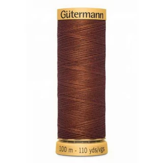 Gutermann Natural Cotton 50wt 100M -Rust (Box of 3)