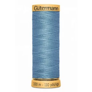 Gutermann Natural Cotton 50wt 100M - Shetland Blue (Box of 3)