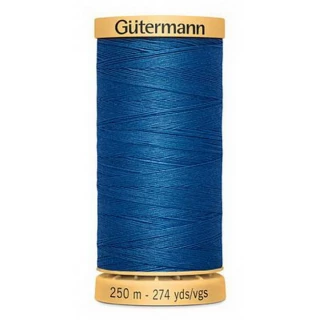 Gutermann Natural Cotton 50wt 250m  LIGHT SLATE (Box of 5)