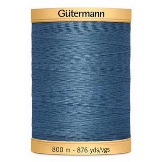 Gutermann Cotton 50 800m 876yd Solid - Indigo Blue (Box of 3)