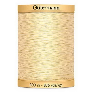 Gutermann Cotton 50 800m 876yd Solid - Vanilla Crm (Box of 3)