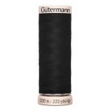 Gutermann Natural Cotton 60wt 200m- BLACK (Box of 5)