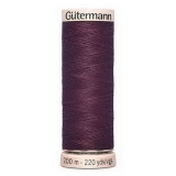 Gutermann Natural Cotton 60wt 200m- DARK MAHOGANY (Box of 5)