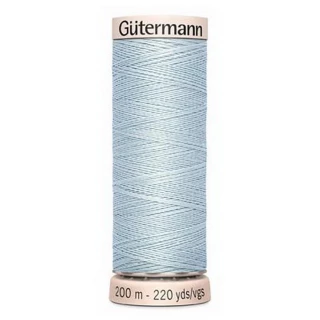 Gutermann Natural Cotton 60wt 200m- LIGHT BLUE DAWN (Box of 5)