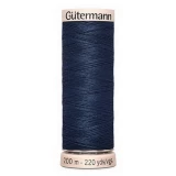 Gutermann Natural Cotton 60wt 200m- MIDNIGHT BLUE (Box of 5)