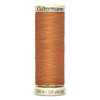 Gutermann Pure Silk Thrd 100m -  Burnt Orange (Box of 3)