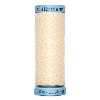 Gutermann Pure Silk Thrd 100m -  Crm (Box of 3)