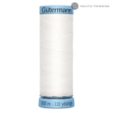 Gutermann Pure Silk Thrd 100m -  White (Box of 3)