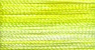 V53 - Floriani Variegated Embroidery Thread, Yellow Stripe, 1,100yd spool