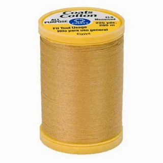 Coats & Clark Coats Cotton 225yds 3/Box Temple Gold (Box of  3)