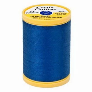 Coats & Clark Coats Cotton 225yds 3/Box Yale Blue (Box of  3)