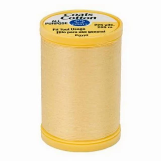 Coats & Clark Coats Cotton 225yds 3/Box Yellow C (Box of  3)