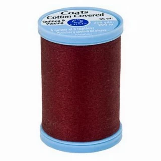 Coats & Clark Coats Cotton Covered Thread 250yds Barberry Red    (Box of 3)