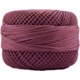 Perle Cotton Sz8 10gm 10ct DARK MAUVE BOX10