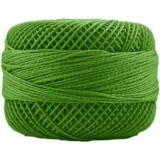 Perle Cotton Sz8 10gm 10ct KELLY GREEN BOX10