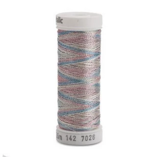 Sulky Metallic Vari 165yd 5 Count SILVER BLUE PINK (Box of 6)